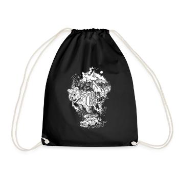 Dreams beyond The Wall - B&W - Sac de sport léger - noir - Devant