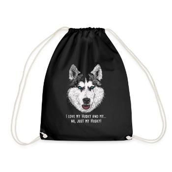 Husky 12 2018 03 - Drawstring Bag - black - Front