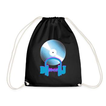 dj - Sac de sport léger - noir - Devant
