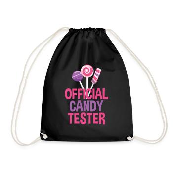 OFFICIAL CANDY TESTER - Sac de sport léger - noir - Devant