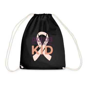 Childhood cancer tumor tumor chemotherapy - Drawstring Bag - black - Front