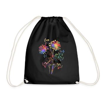 papillon - Sac de sport léger - noir - Devant