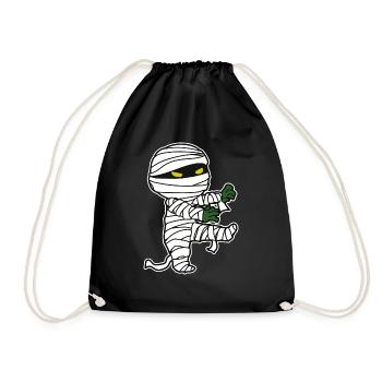 Mummy - Drawstring Bag - black - Front