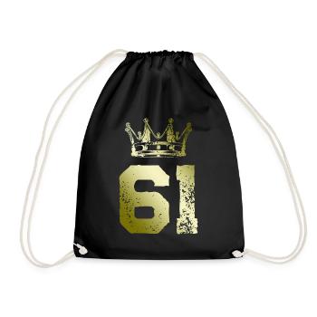 61 Couronne numérique - Sac de sport léger - noir - Devant