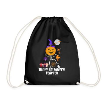 happy hallowwen teacher _ halloween professeur - Sac de sport léger - noir - Devant
