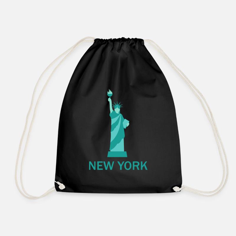 New York - Turnbeutel - Schwarz