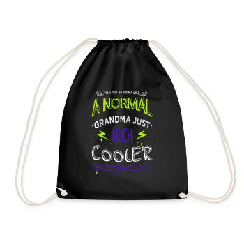 Cat Face Hoodies and Sweatshirts Valentines Day - Drawstring Bag - black - Front