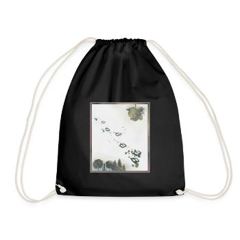 Going Home - Drawstring Bag - black - Front