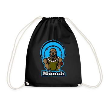 Der Mönch - Turnbeutel - Schwarz - Vorne