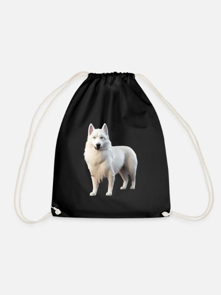 Chien de berger blanc - Sac de sport léger - noir