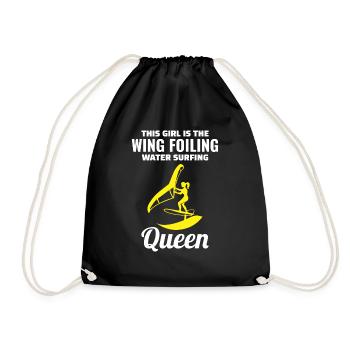 Wing Foiling Hydrofoil Surfing Surf Water Sport - Sac de sport léger - noir - Devant