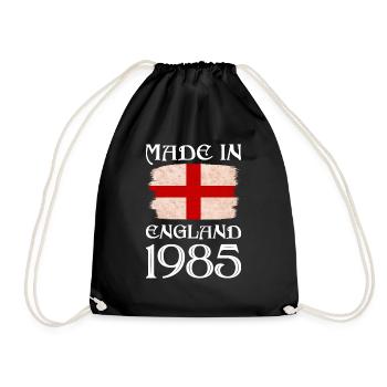 Made in England 1985 - St George's Day - English - Drawstring Bag - black - Front