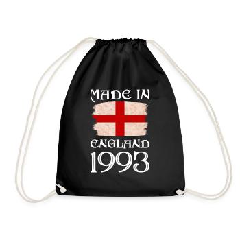 Made in England 1993 - St George's Day - English - Drawstring Bag - black - Front