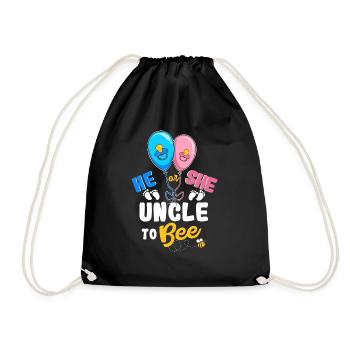 He or She Uncle To Bee Best Uncle Ever Uncle Life - Turnbeutel - Schwarz - Vorne