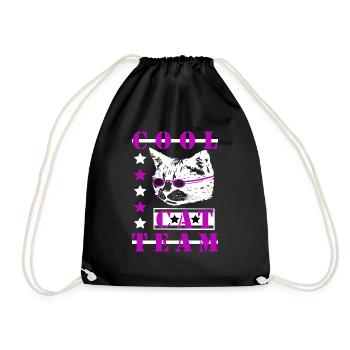 L’équipe Colles Cat - Sac de sport léger - noir - Devant