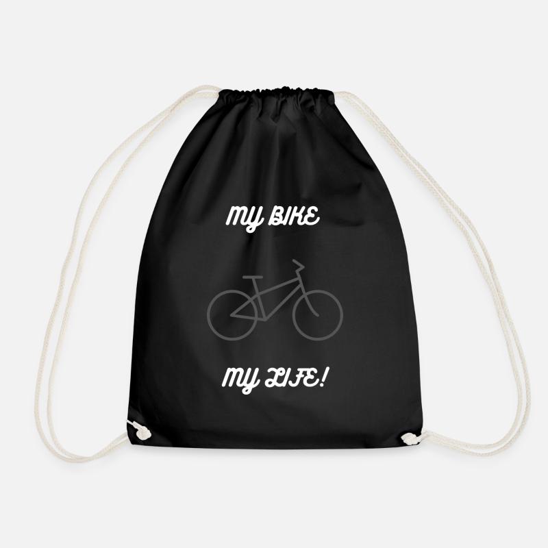 Fahrrad - Turnbeutel - Schwarz