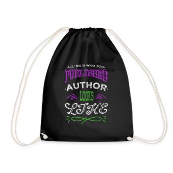 rédacteur blague auteur livre geek littéraire - Sac de sport léger - noir - Devant