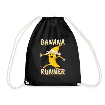 Banana Jogging Marathon Banana Runner - Sac de sport léger - noir - Devant