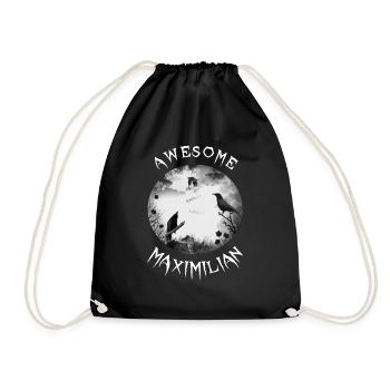 Maximilian Birthday Max - Drawstring Bag - black - Front