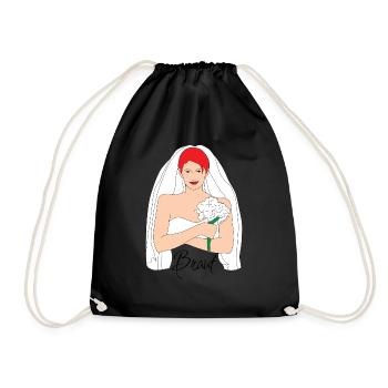 Rouge mariée 1 - Sac de sport léger - noir - Devant