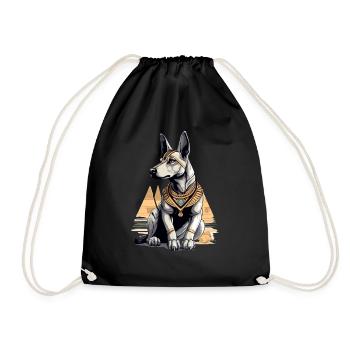 Chien Egyptien n°1 - Sac de sport léger - noir - Devant