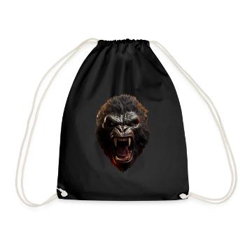 Gorille - Sac de sport léger - noir - Devant