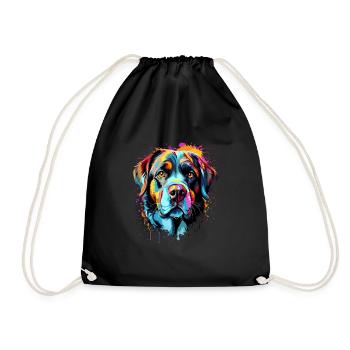 Saint Bernard Coloré - Sac de sport léger - noir - Devant