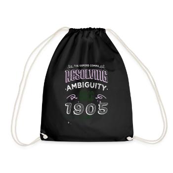 citation humour école écrire drôles dictons cadeau - Sac de sport léger - noir - Devant