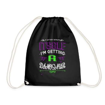 Black History African American Pride Power - Drawstring Bag - black - Front