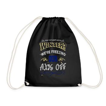 birthday gift astronomy astronomy lovers funny - Turnbeutel - Schwarz - Vorne