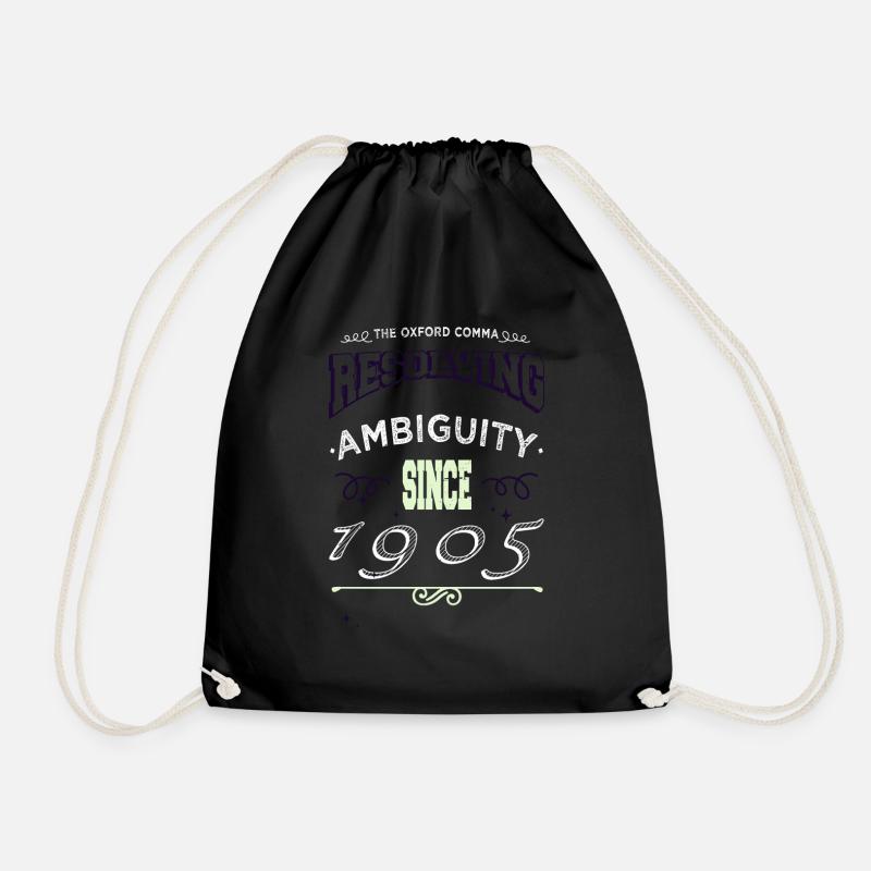 drive cool fun costume statement anniversary - Drawstring Bag - black