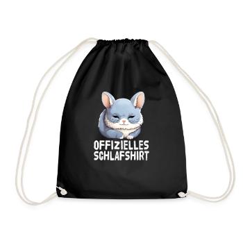 Chemise de nuit officielle en chinchilla - Sac de sport léger - noir - Devant