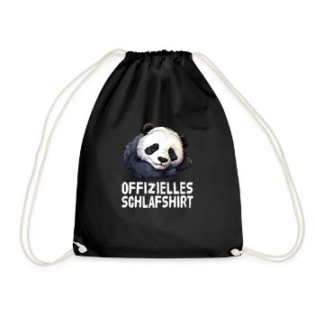 Chemise de nuit officielle Panda - Sac de sport léger - noir - Devant