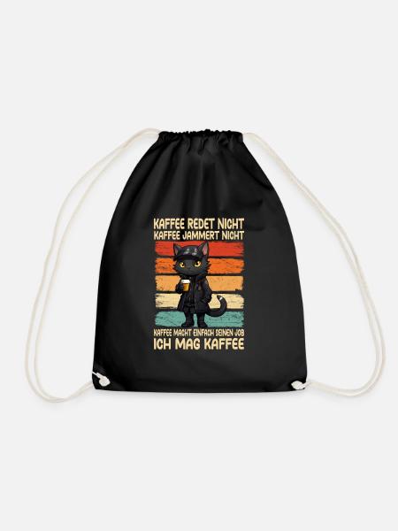 Café Don’t Talk Café Don’t Whine Bombay Katz - Sac de sport léger - noir