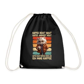 Coffee Don't Talk Coffee Don't Whine Persian K - Drawstring Bag - black - Front
