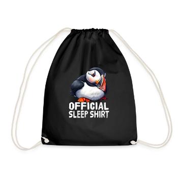 Chemise de nuit officielle Atlantic Puffin - Sac de sport léger - noir - Devant