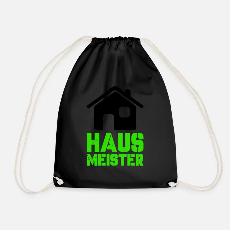 hausmeister 1 - Turnbeutel - Schwarz