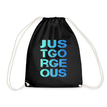 Just great perfect gorgeous lace - Drawstring Bag - black - Front