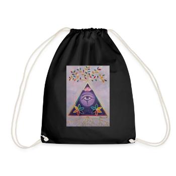 L'Essence du Monde : Collection Origen - Drawstring Bag - black - Front