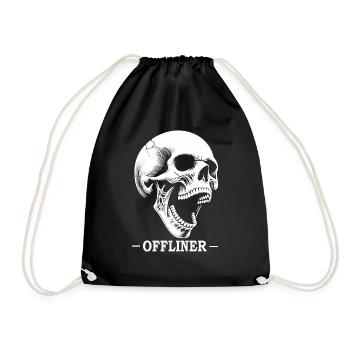 Crying Skull - Turnbeutel - Schwarz - Vorne
