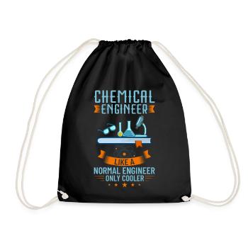 Chemical Engineer Chemical Engineering Science - Drawstring Bag - black - Front