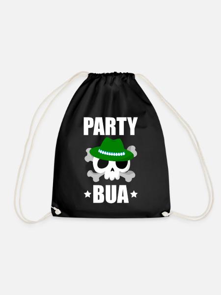 Party Bua - Turnbeutel - Schwarz