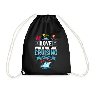 Croisière Croisière Croisière Croisière - Sac de sport léger - noir - Devant