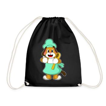 Cuisine pour chiens Cuisson à la cuillère - Sac de sport léger - noir - Devant