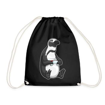 Manette Penguin Gamer - Sac de sport léger - noir - Devant