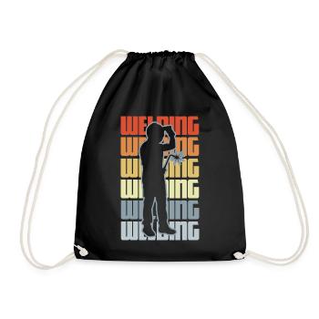 Soudure vintage - Sac de sport léger - noir - Devant
