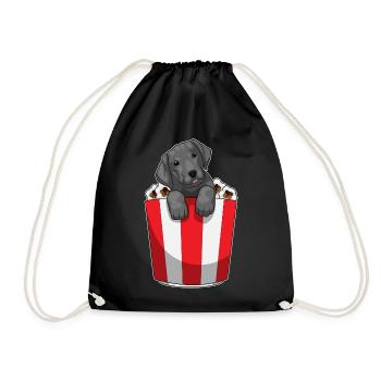 Maïs soufflé du Labrador - Sac de sport léger - noir - Devant