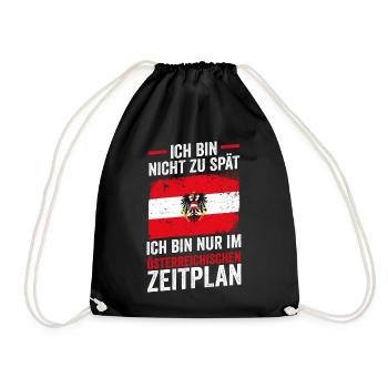 Austrians Austria - Drawstring Bag - black - Front