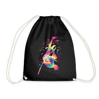 Perchiste Enfant Saut à la perche - Sac de sport léger - noir - Devant