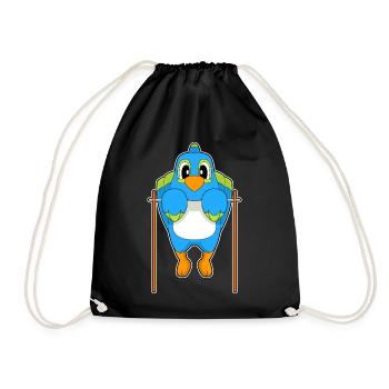 Parrot Bodybuilder Tractions Culturisme - Sac de sport léger - noir - Devant